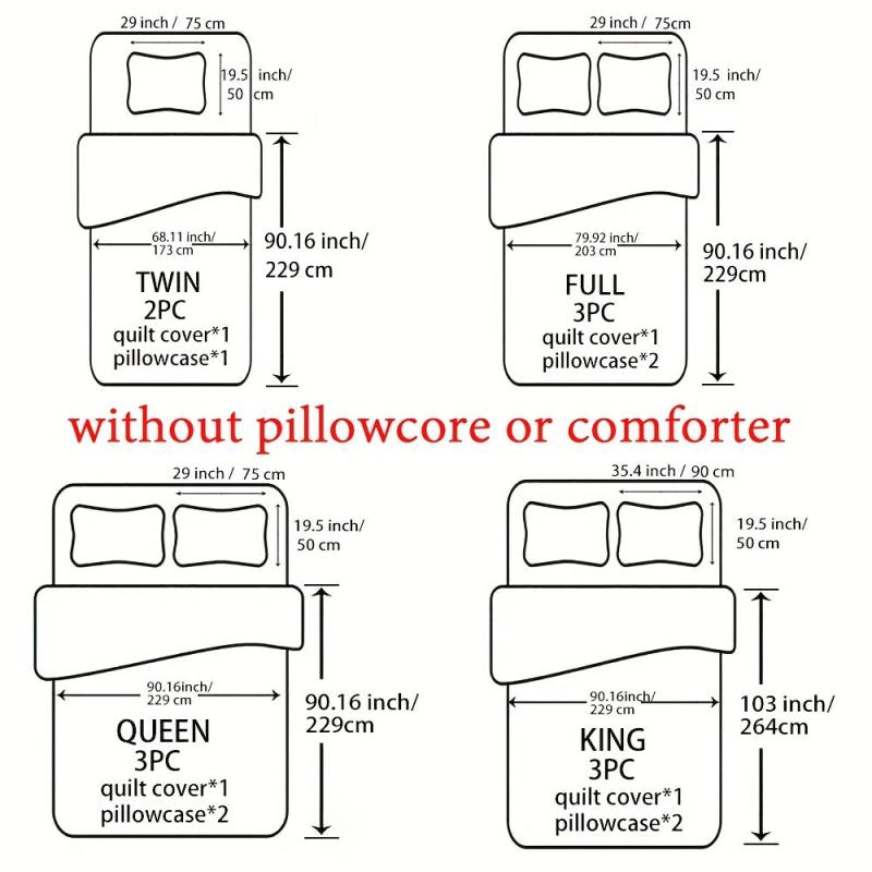 Galaxy Outer Space Themed Bedding Set Soft Comfortable Duvet Cover 3pcs