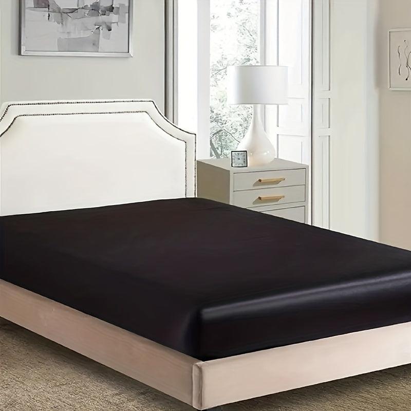Soft Satin Fitted Sheet Deep Pocket Up to 13 7 Inches