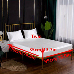 Soft Satin Fitted Sheet Deep Pocket Up to 13 7 Inches