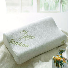 Memory Foam Bamboo Pillow Orthopedic Neck Support Healthy Breathable