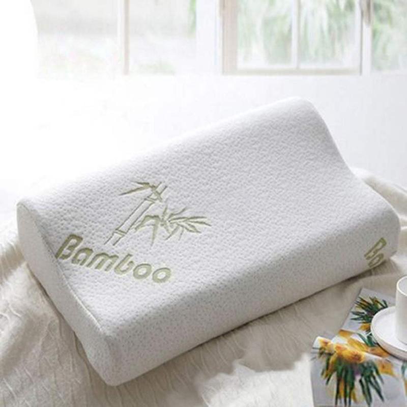 Memory Foam Bamboo Pillow Orthopedic Neck Support Healthy Breathable