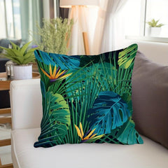 Floral Print Throw Pillowcase Home Decoration Cover 44x