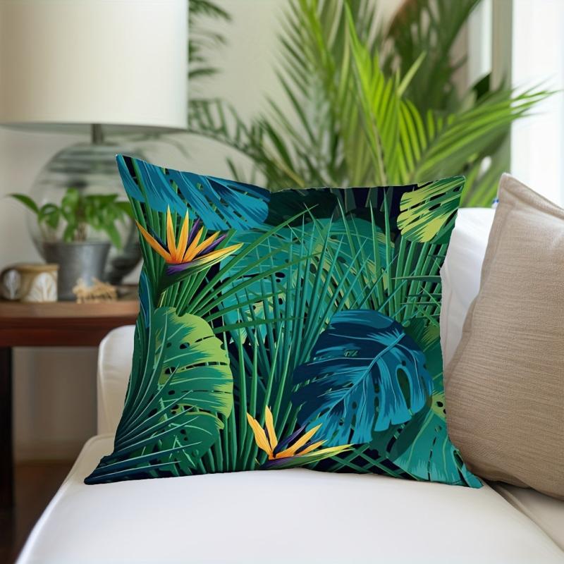 Floral Print Throw Pillowcase Home Decoration Cover 44x