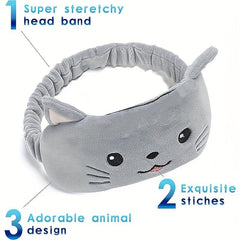 Animal U Shaped Memory Foam Neck Pillow Set with Eye Mask - Travel Kit