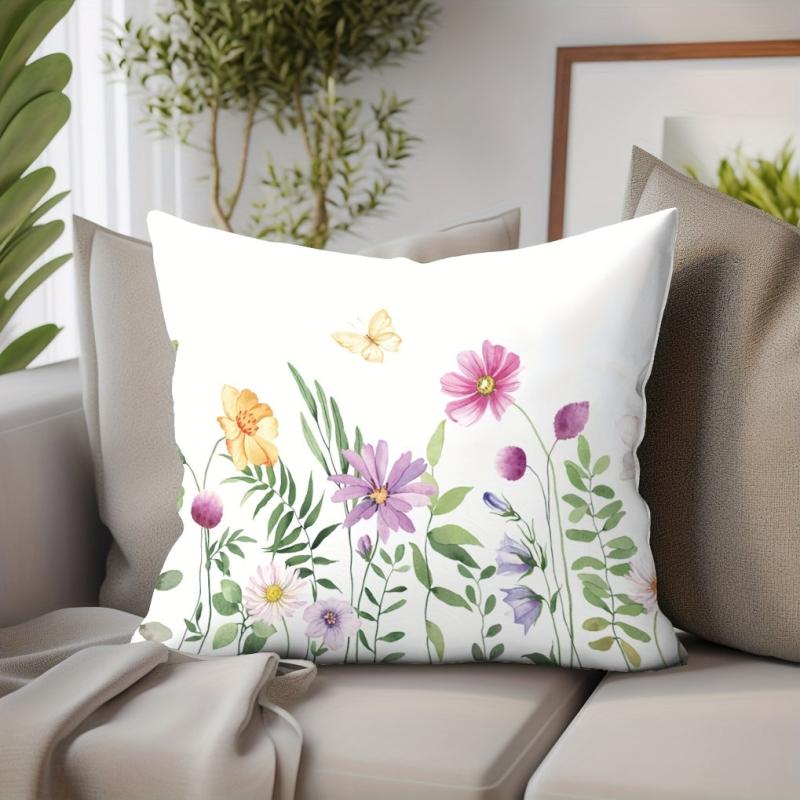 Floral Print Pillowcase Home Decoration Cover Living Room Sofa 44x96