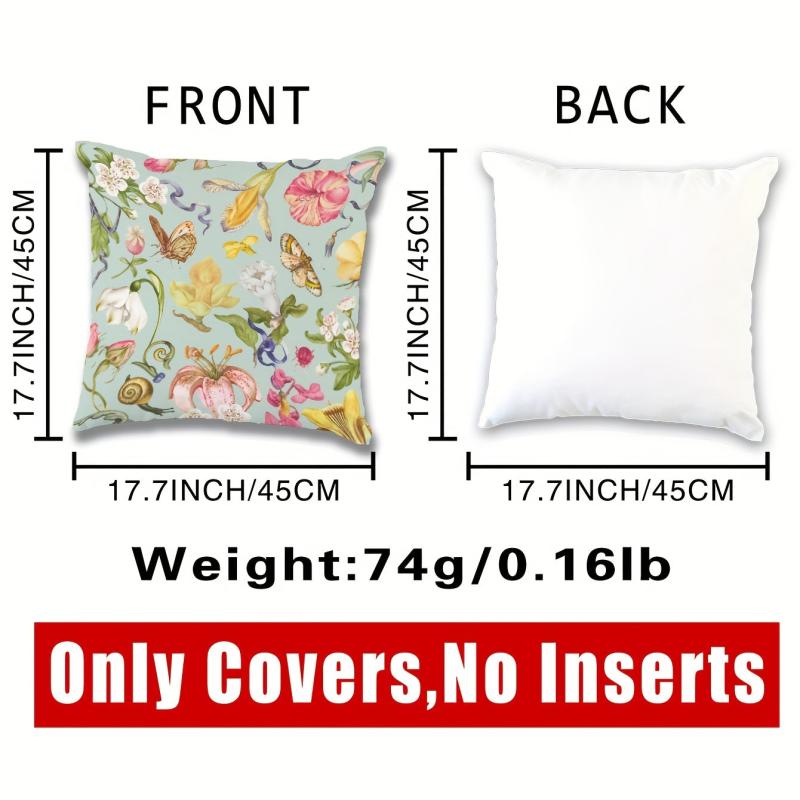 Floral Print Pillowcase Home Decoration Cover Living Room Sofa 44x96