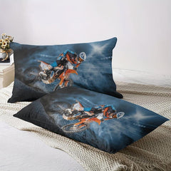 3pcs Off Road Vehicle Duvet Cover Set Motorcycle Extreme Sports Bedding Set
