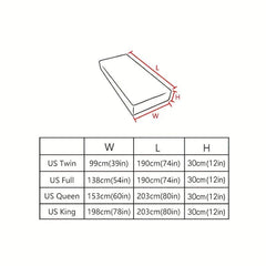 Butterfly Print Microfiber Fitted Sheet Deep Pocket for Bedroom and Guest Room