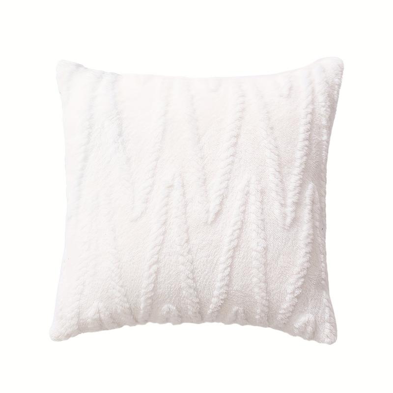 Velvet Striped Square Cushion Cover Printed Pillowcase Home Decor