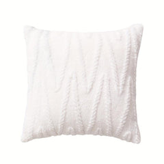 Velvet Striped Square Cushion Cover Printed Pillowcase Home Decor