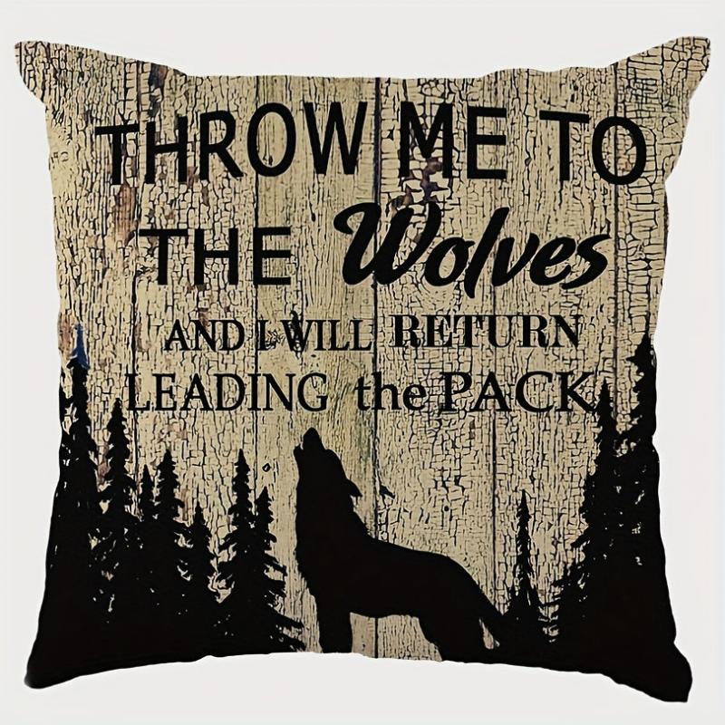 Vintage Animal Square Cushion Cover - Zipper Closure