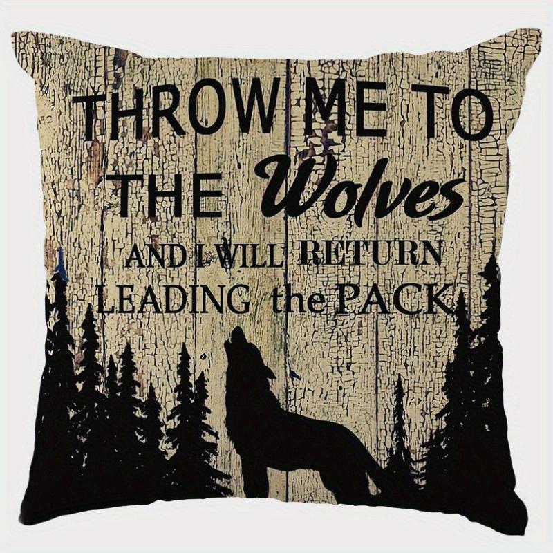 Vintage Animal Square Cushion Cover - Zipper Closure