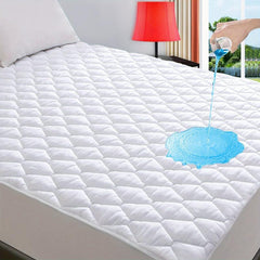 Waterproof Mattress Protector Quilted Fitted Pad Deep Pocket