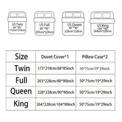 3pcs Personality Slogan Crown Duvet Cover Set