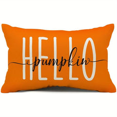 Orange Pink Pillowcase Farmhouse Yellow Waist Pillow Case Decorative Sofa Cushio
