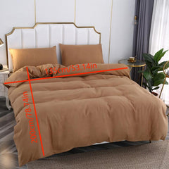 Solid Soft Duvet Cover for Bedroom Guest Room, No Pillowcase