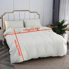 Solid Soft Duvet Cover for Bedroom Guest Room, No Pillowcase