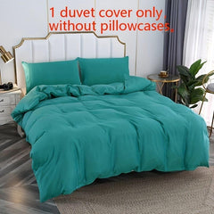 Solid Soft Duvet Cover for Bedroom Guest Room, No Pillowcase