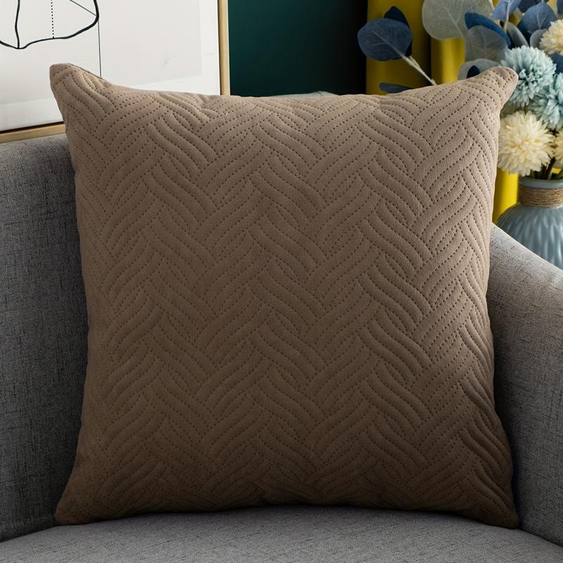 Soft Plush Velvet Square Cushion Cover