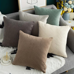 Soft Plush Velvet Square Cushion Cover