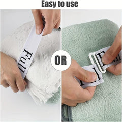 2pcs Bed Sheet Organizer Strap Full Size Wardrobe Organizing Elastic Strap