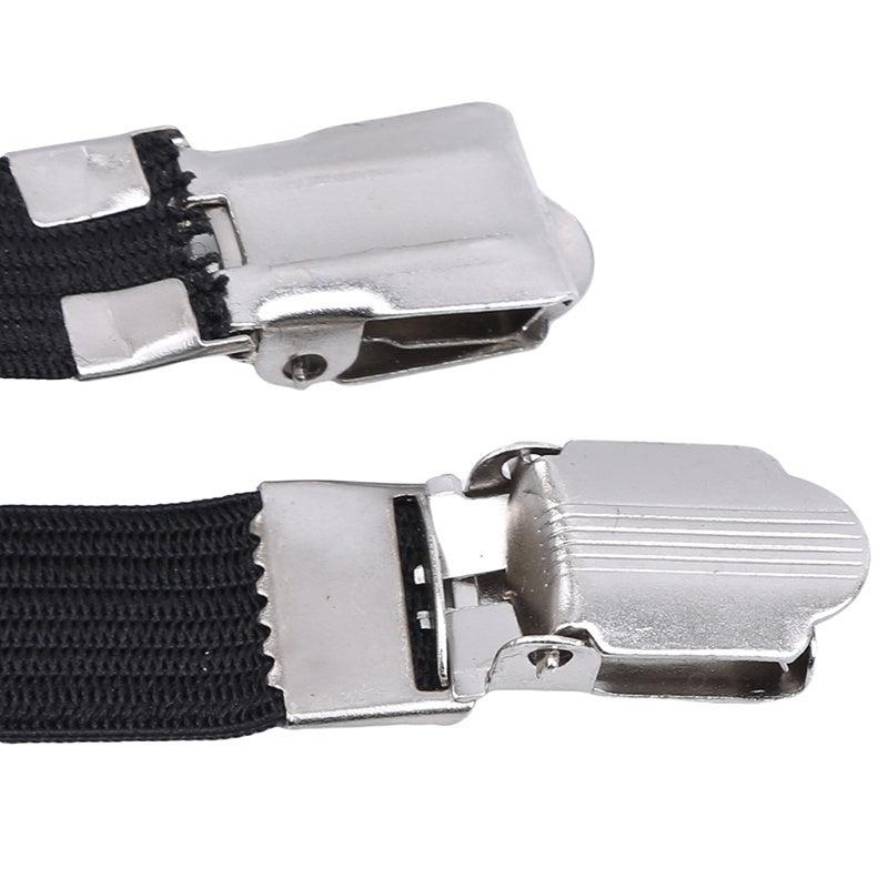 4pcs Bed Sheet Fixers Tablecloth Fixing Belt Anti-slip Sheet Buckles