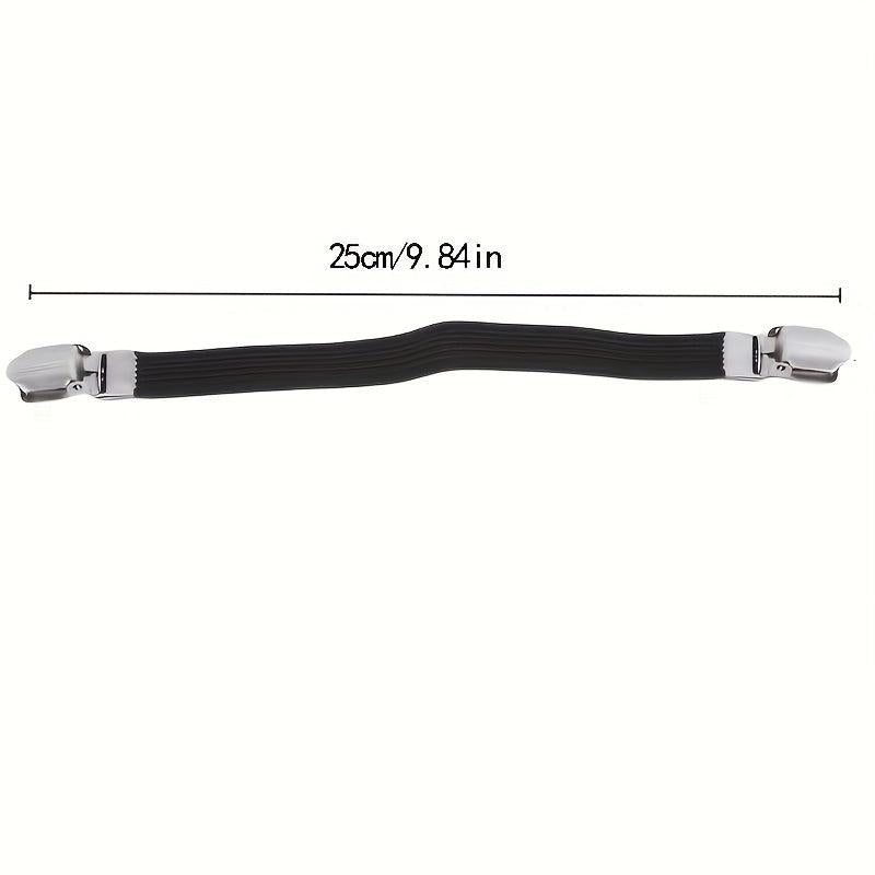 4pcs Bed Sheet Fixers Tablecloth Fixing Belt Anti-slip Sheet Buckles