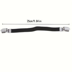 4pcs Bed Sheet Fixers Tablecloth Fixing Belt Anti-slip Sheet Buckles
