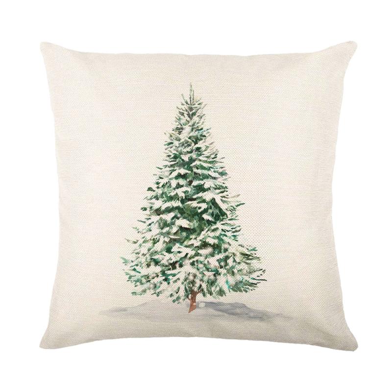 Christmas Pillow Covers Home Noel Truck Christmas Tree Winter Holiday Throw Pln