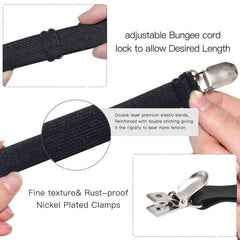 4pcs Bed Sheet Clips Corner Bands Suspenders For Fitted Sheets Mattress