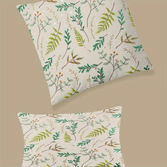 Small Fresh Leaf Throw Pillow Covers