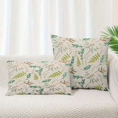 Small Fresh Leaf Throw Pillow Covers