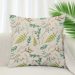 Small Fresh Leaf Throw Pillow Covers