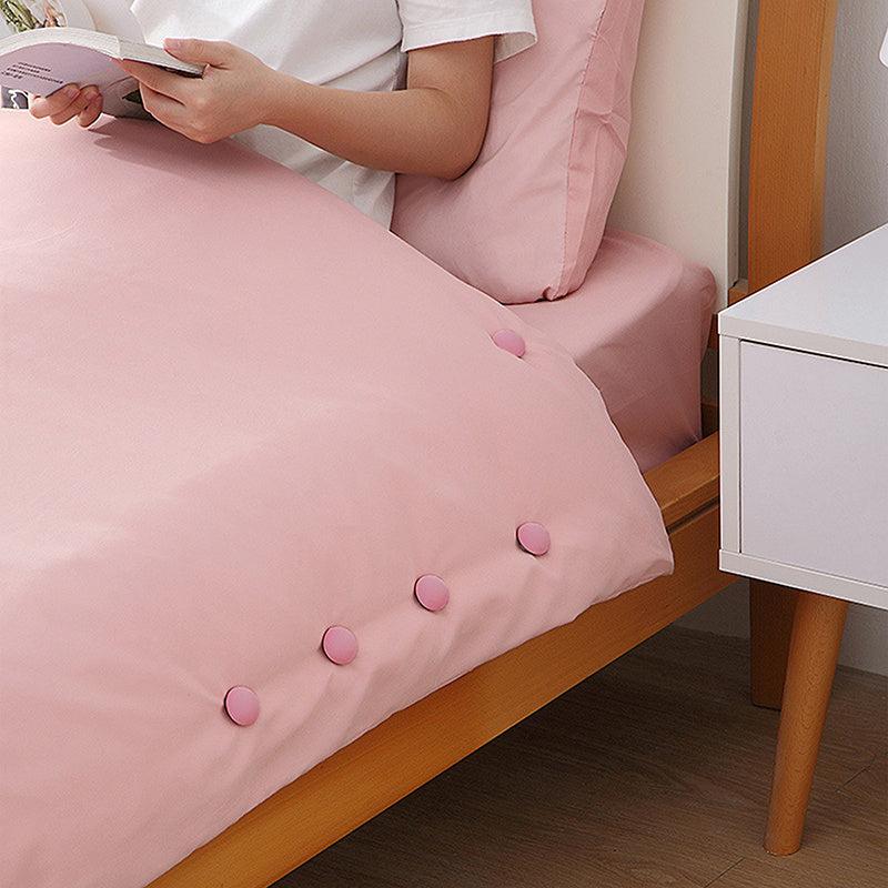 16pcs Mushroom Pattern Quilt Fixers Bed Sheet Quilt Anti-slip Buckles