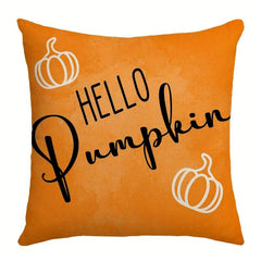 4pcs Hello Pumpkin Fall Throw Pillow Covers 18x18