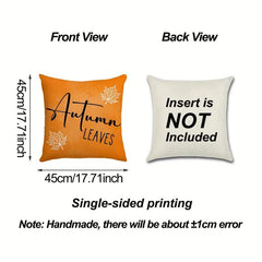 4pcs Hello Pumpkin Fall Throw Pillow Covers 18x18
