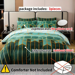 Retro Bedding Duvet Cover Set Microfiber Washable Skin Friendly