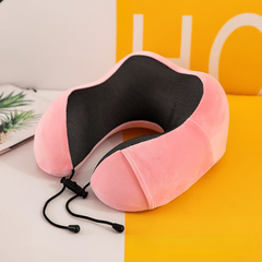 Memory Foam U Shaped Neck Pillow for Travel Car Bed - Relieve Neck Pain