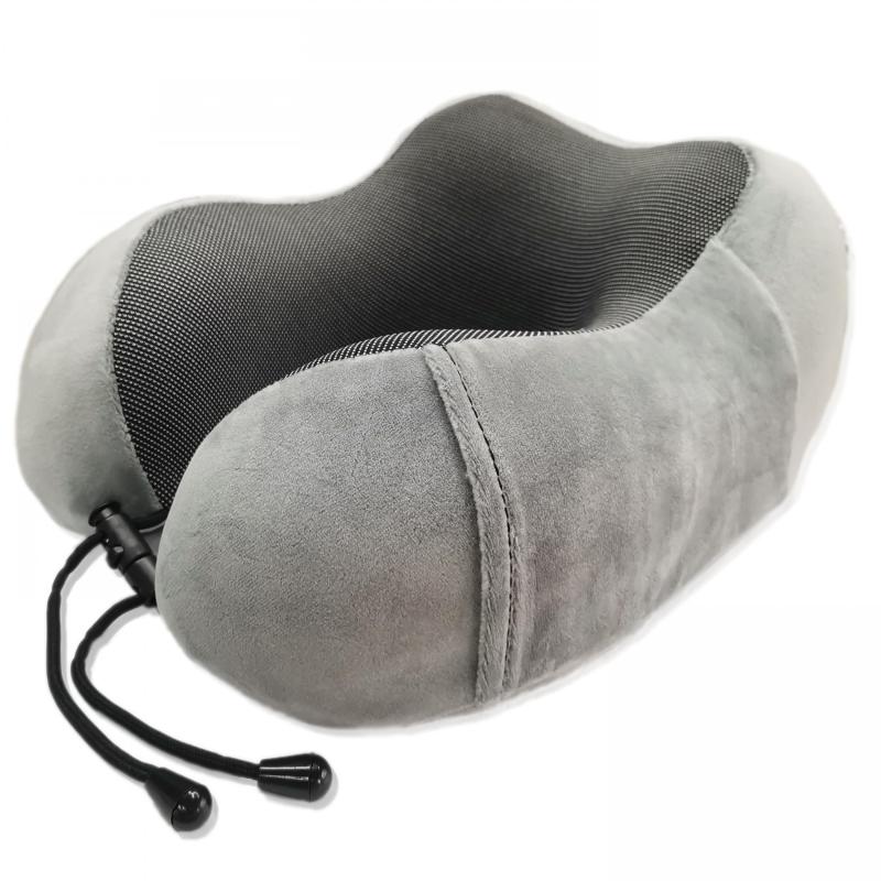 Memory Foam U Shaped Neck Pillow for Travel Car Bed - Relieve Neck Pain