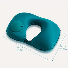 Soft U Shaped Travel Pillow for Neck Support, Foldable & Portable