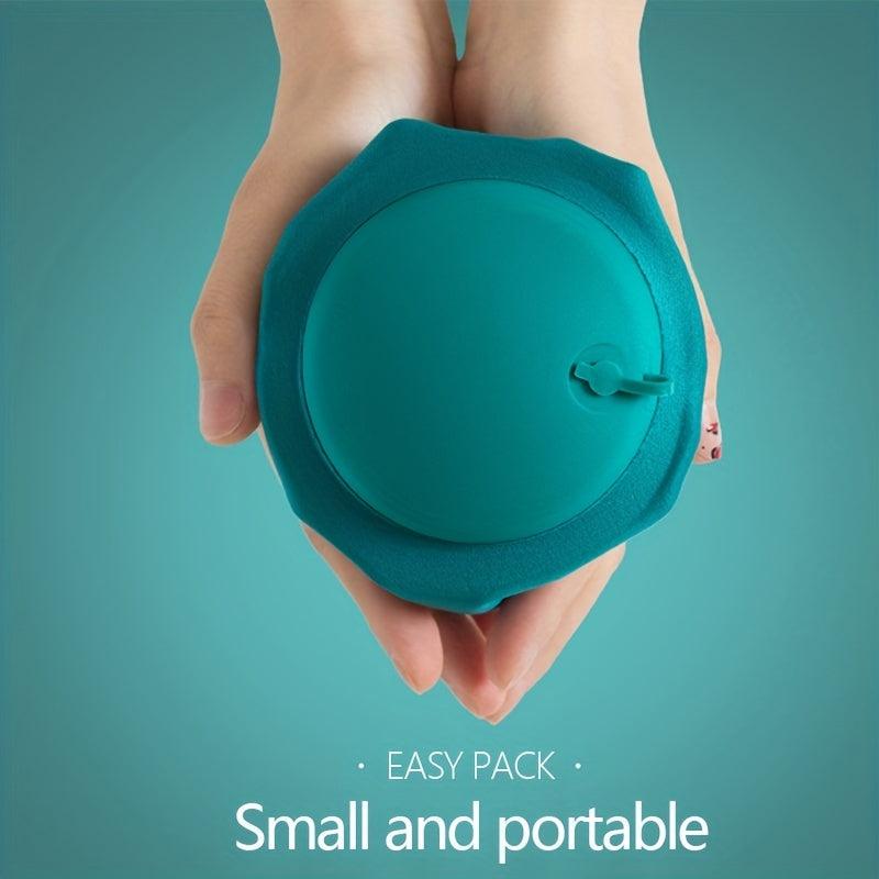 Soft U Shaped Travel Pillow for Neck Support, Foldable & Portable