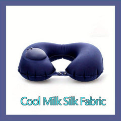 Soft U Shaped Travel Pillow for Neck Support, Foldable & Portable