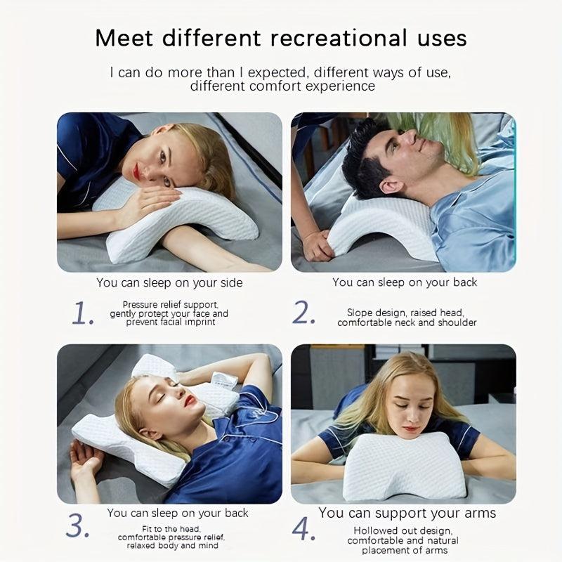 Arm Pillow Cuddle Neck Cervical Pillow Memory Foam Slow Rebound Pressure Pillow