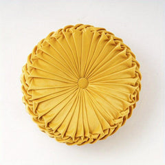 Velvet Pumpkin Round Cushion for Home Decor
