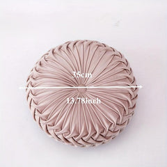Velvet Pumpkin Round Cushion for Home Decor
