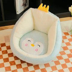 Soft Plush Cartoon Animal Sofa Seat for Babies and Adults
