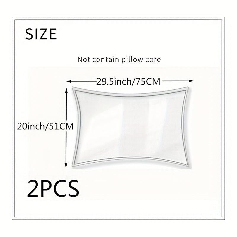 2pcs Plush Stripe Pattern Pillow Case Warm In Winter Multiple Colors