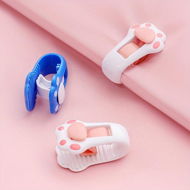 4pcs Cat Paw Bed Sheet Fixer Anti-slip Blanket Buckle