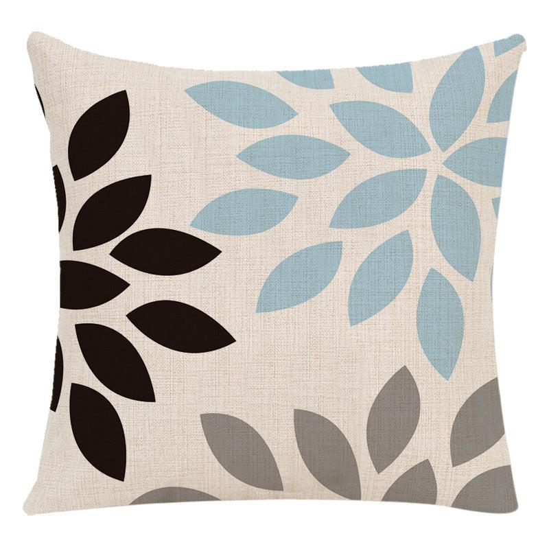 Nordic Style Geometry Linen Pillow Case Sofa Cushion