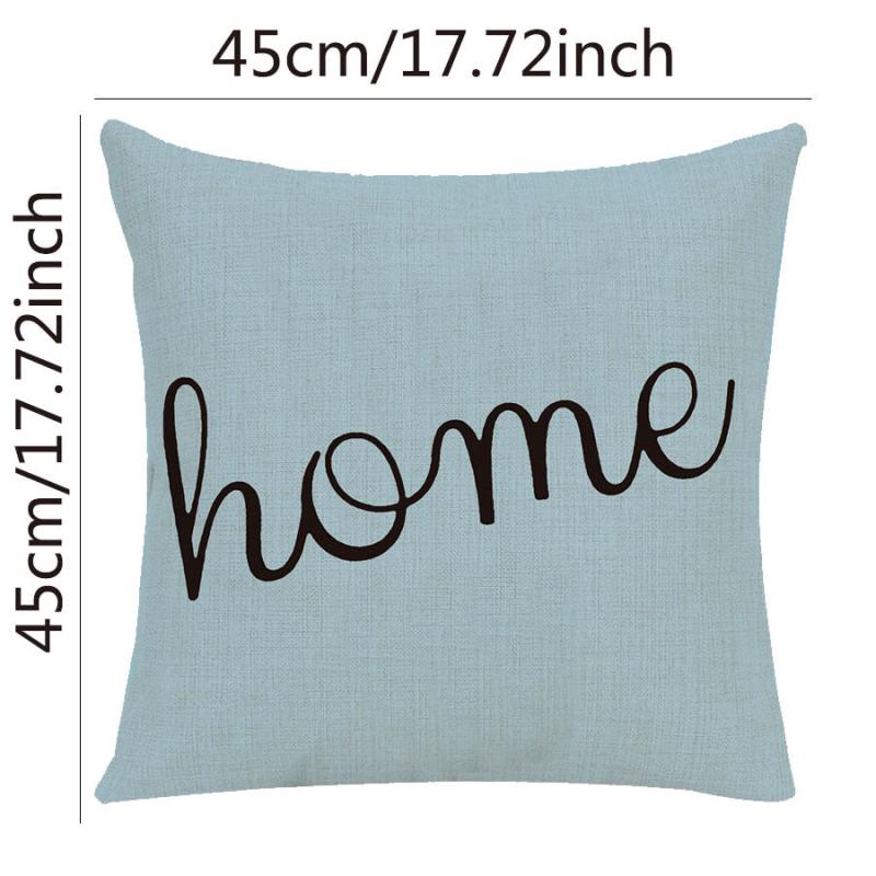 Nordic Style Geometry Linen Pillow Case Sofa Cushion